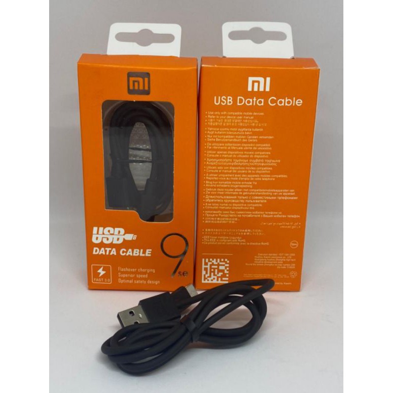KABEL DATA XIAOMI MICRO & TIPE C ORIGINAL 99.9% FAST CHARGER