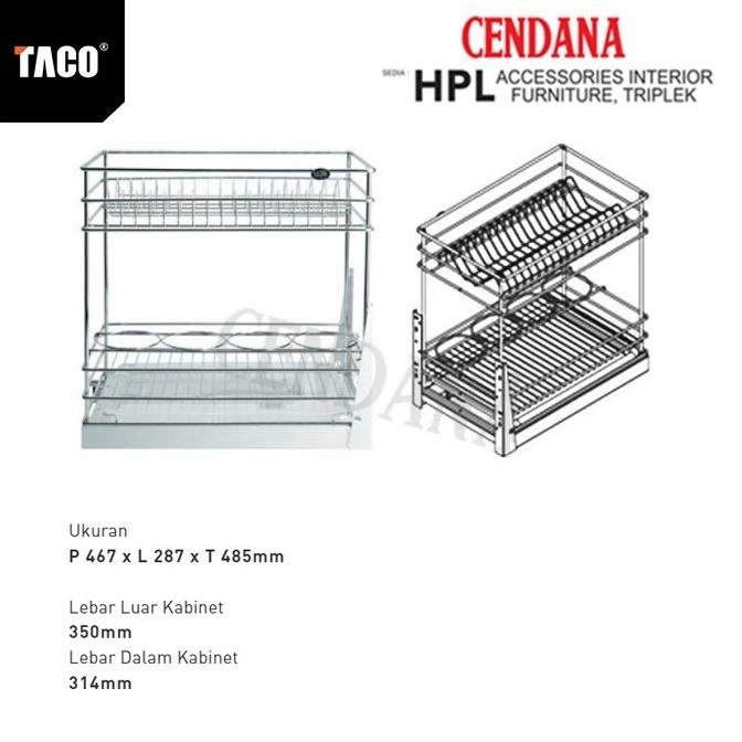 AE54Z81 RAK PIRING BOTOL DAPUR TACO HW-006I & HW-006 SS SDG5145GBF