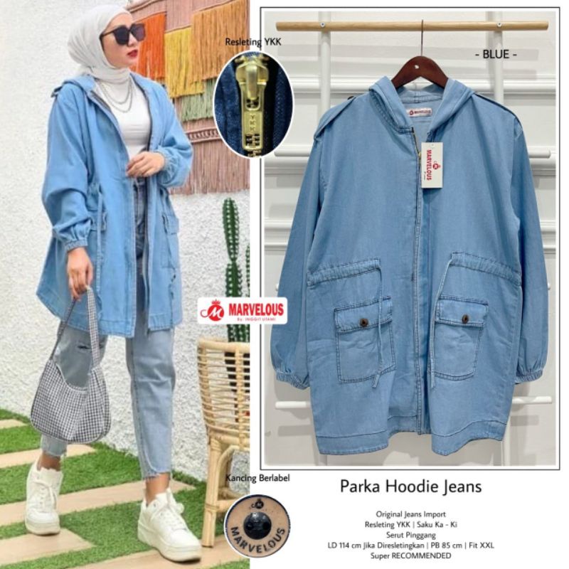 PARKA jaket HOODIE JEANS