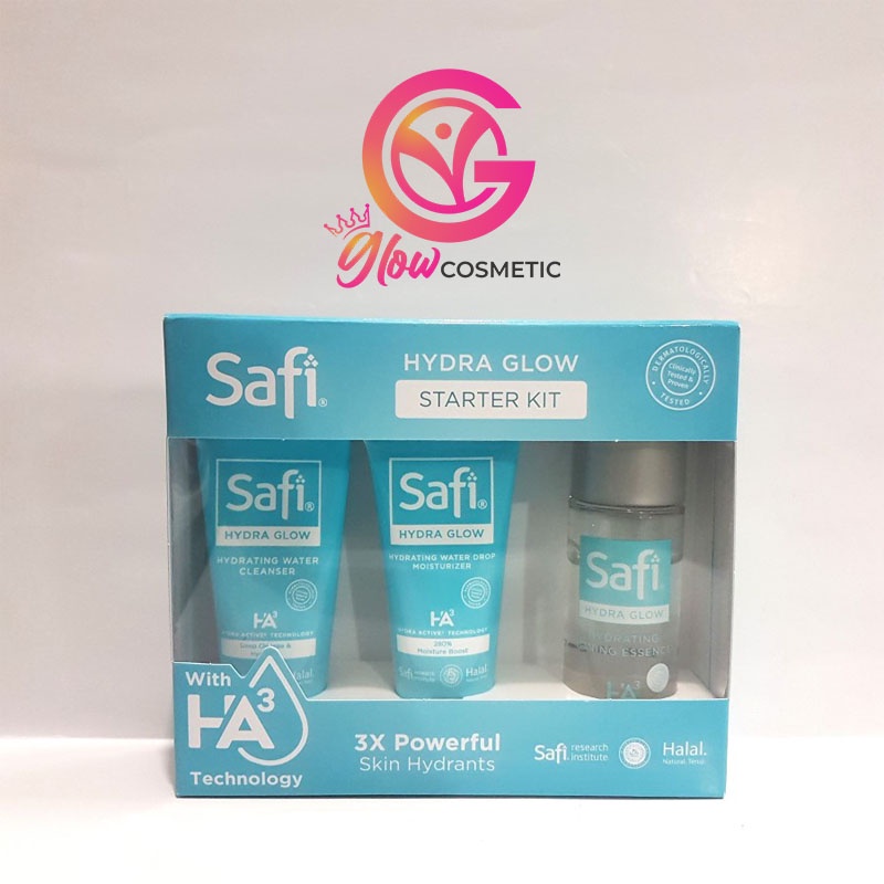 SAFI HYDRA GLOW STARTER KIT 3X POWERFUL SKIN HYDRANTS (ISI 3)