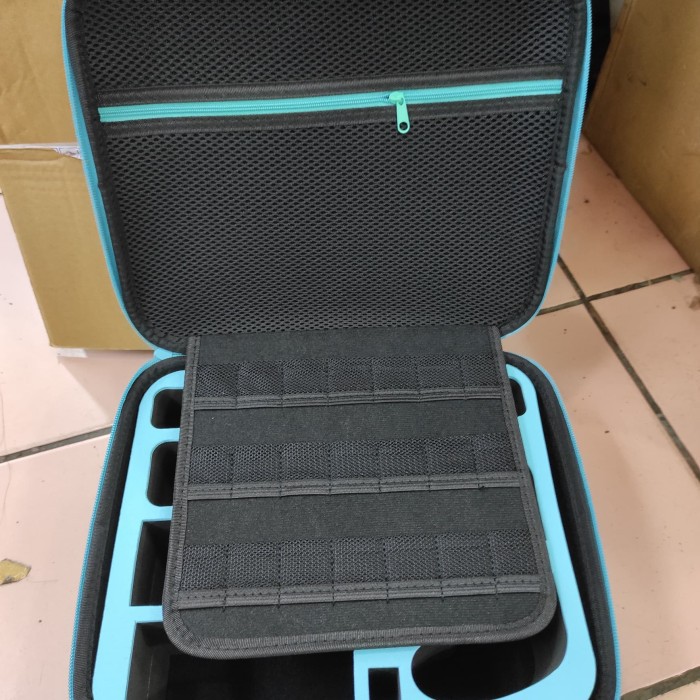 Nalan Bag Carrying Case Eva Animal Crossing Blue For Nintendo Switch