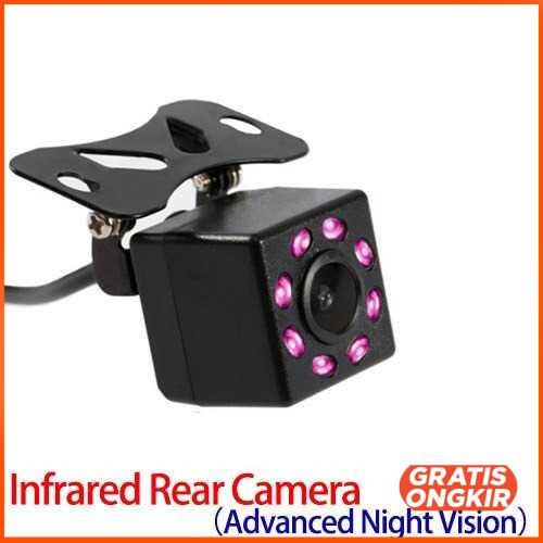 Kamera Belakang Mobil Rearview 8LED Infrared Nightvision S9