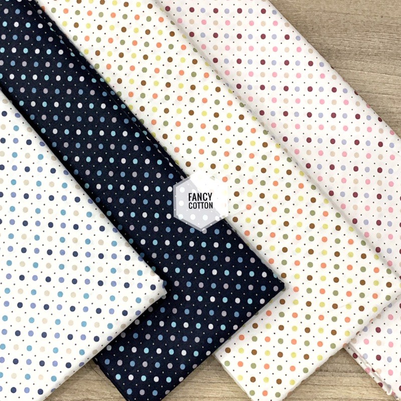 Kain Katun Jepang Motif Polkadot Fancy D2020 Harga 1 2 Mtr Minimal Beli 1 Mtr Varian Shopee Indonesia