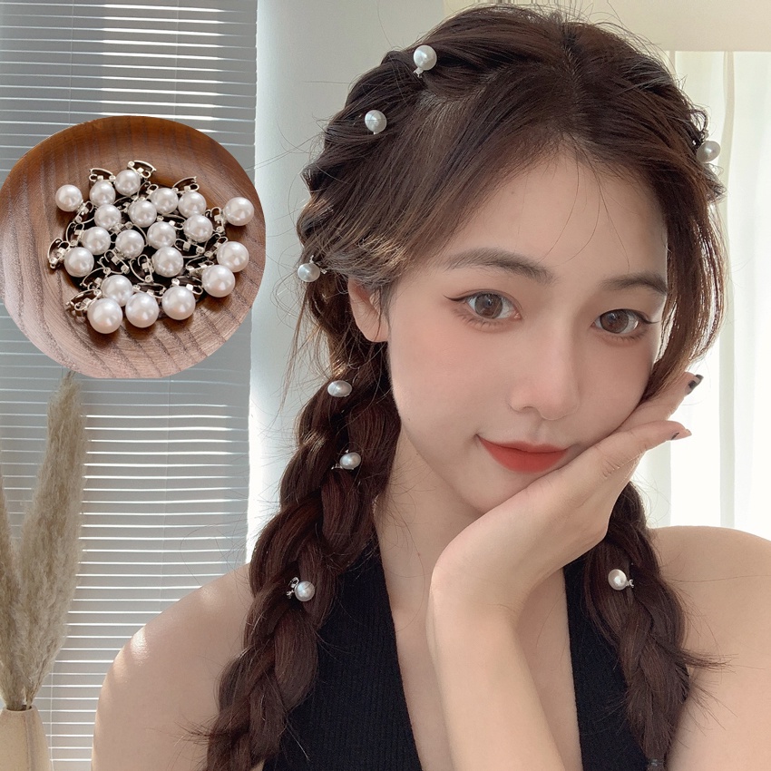 2022 Jepit Rambut Model Kepang Kecil Gaya Korea Untuk Wanita