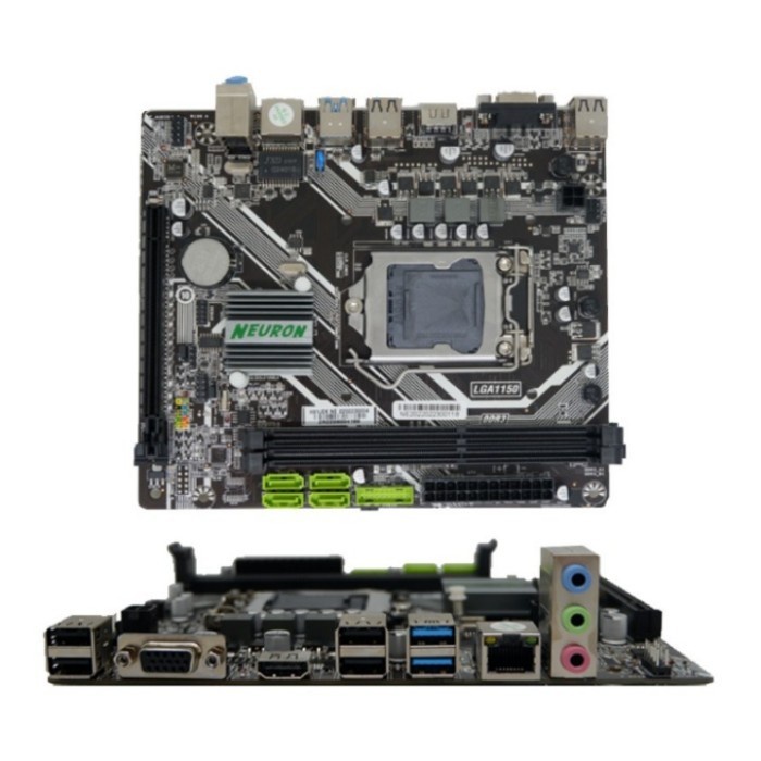 MOTHERBOARD NEURON H81 MAINBOARD H 81 SOCKET LGA 1550 DDR3 SATA3 - GARANSI RESMI