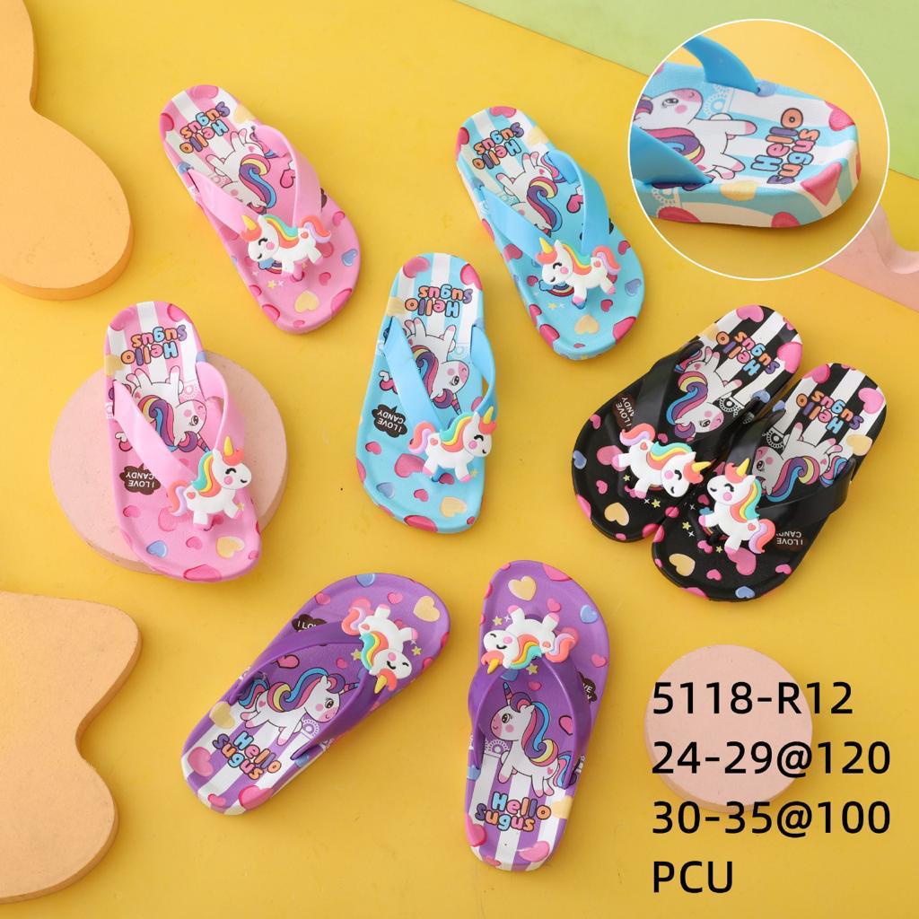 Sandal Jepit Anak Perempuan Motif Unicorn Winola Collection 5118-R6