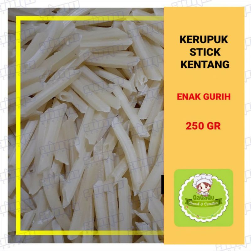 

KERUPUK SRIK KENTANG / POTATO STICK GURIH (MENTAH)