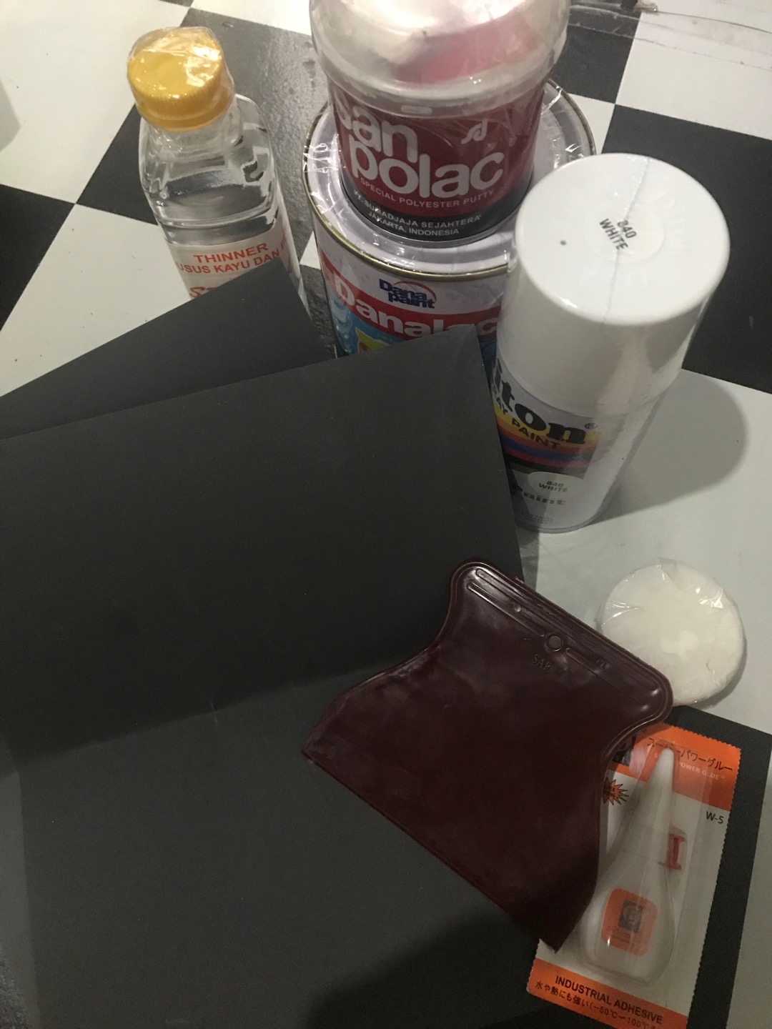 Cat Kayu Dan Besi Danalac White 083 - 0001