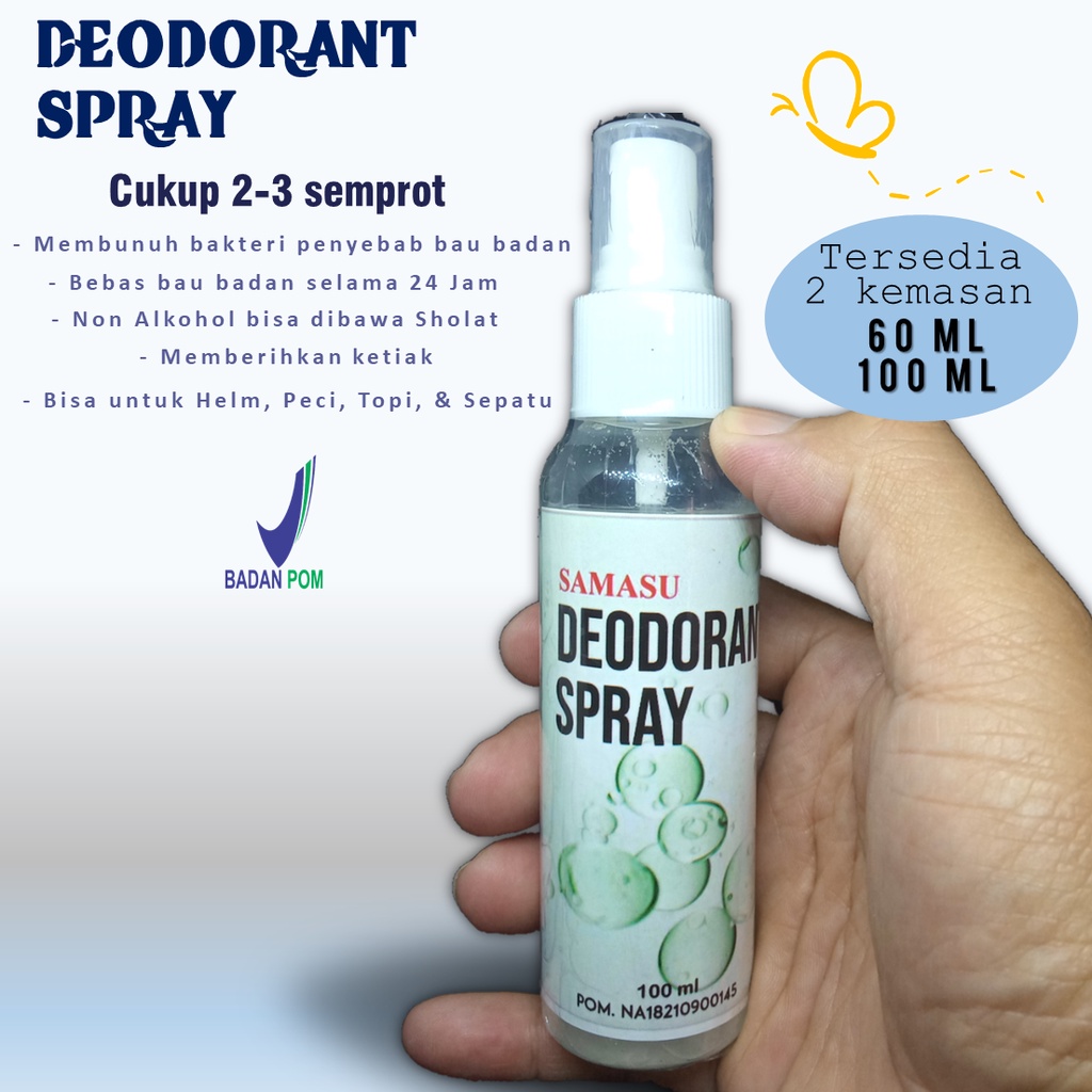 Natural Bodyspray, SAMASU Deodorant Spray NON Alkohol