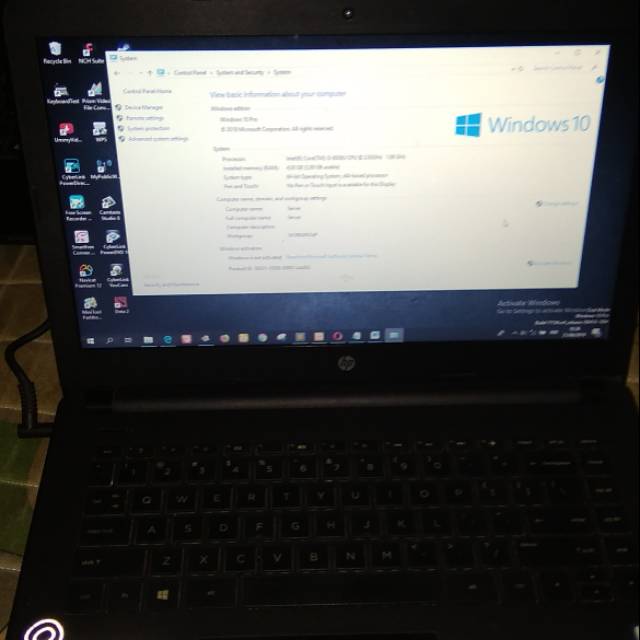 Laptop hp core i3 ram 4 hdd 1tb