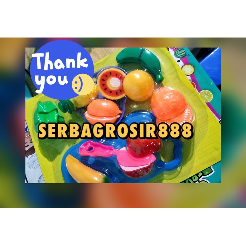 Mainan Anak Anak - Mainan Potong Buah - Buah Buahan - Mainan Anak Edukasi - Potong Buah Mainan Anak