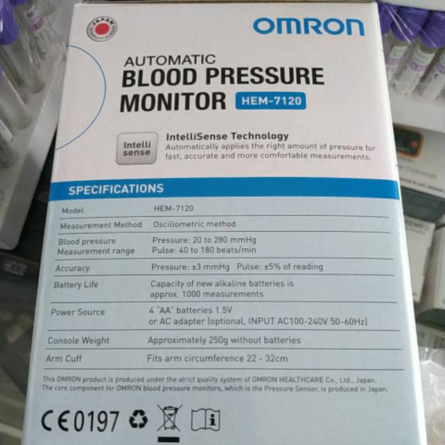 Ready stok!! Tensi Digital Omron Hem -  7142T1 TANPA ADAPTOR / tensimeter digital omron / Omron 7120 / HEM-7142T1