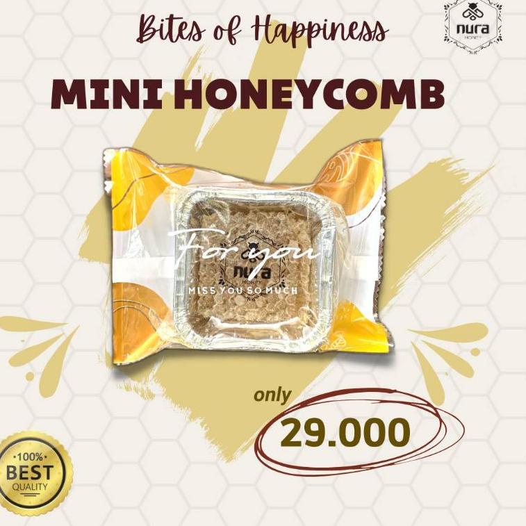

HOT PRODUCT MINI HONEYCOMB 80gram / Sarang Madu Melifera/ Sarang madu asli murni ❅ 870