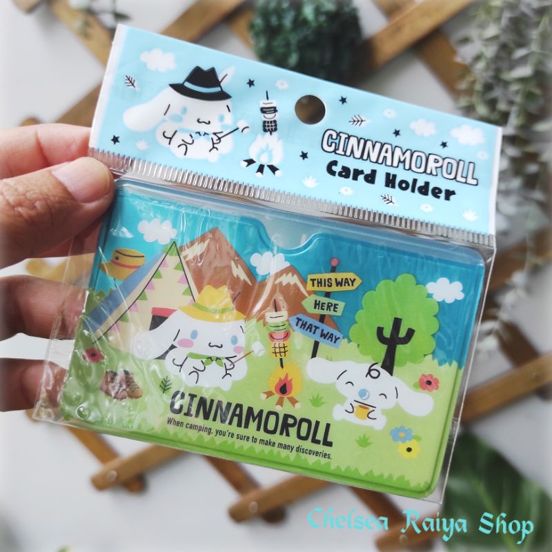 

Card Holder Sarung Kartu Plastik Sanrio Cinnamoroll Camping Cinamorol Cinamoroll Cinnamonroll Kawaii