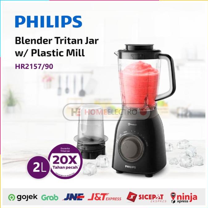 Philips Viva Blender Tritan Jar - Hitam - HR2157/90