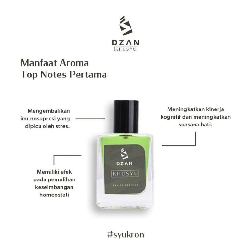 (TERLARIS) DZAN KHUSYU PARFUME ORIGINAL - PARFUM SHOLAT HALAL TAHAN LAMA 7-12 Jam | PROMO BELI 1 GRATIS 1