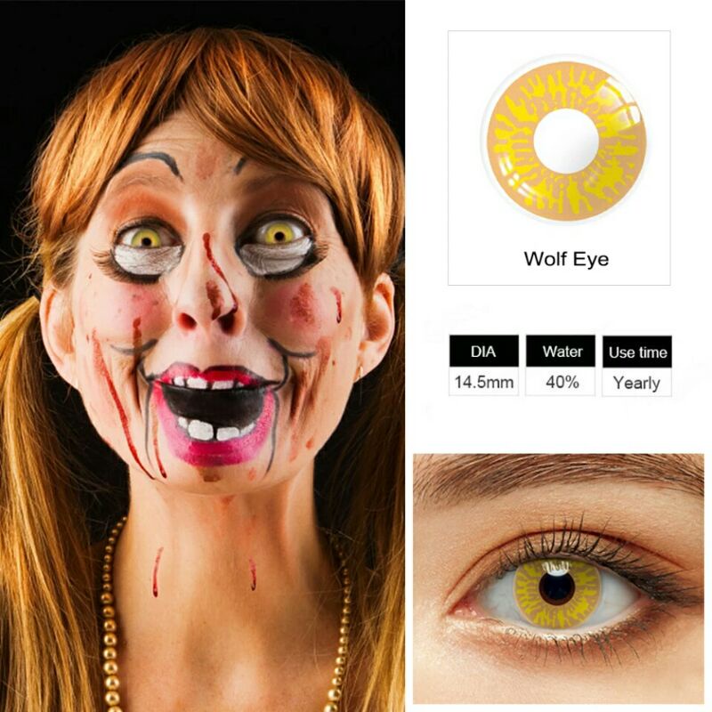 Softlens Halloween Cosplay ZOMBIE VAMPIRE VOLDEMORT 03 CRAZY LENS SERRIES