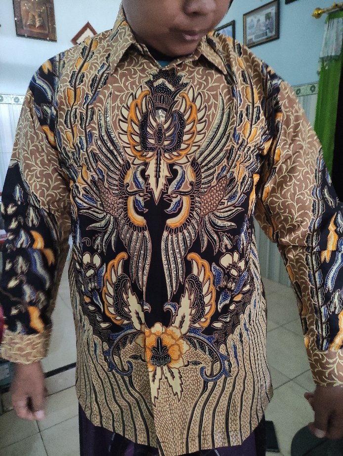 Atasan Kemeja Batik Pria Lengan Panjang Premium Jayanegara Full Furing Rajasakti Solo Ori