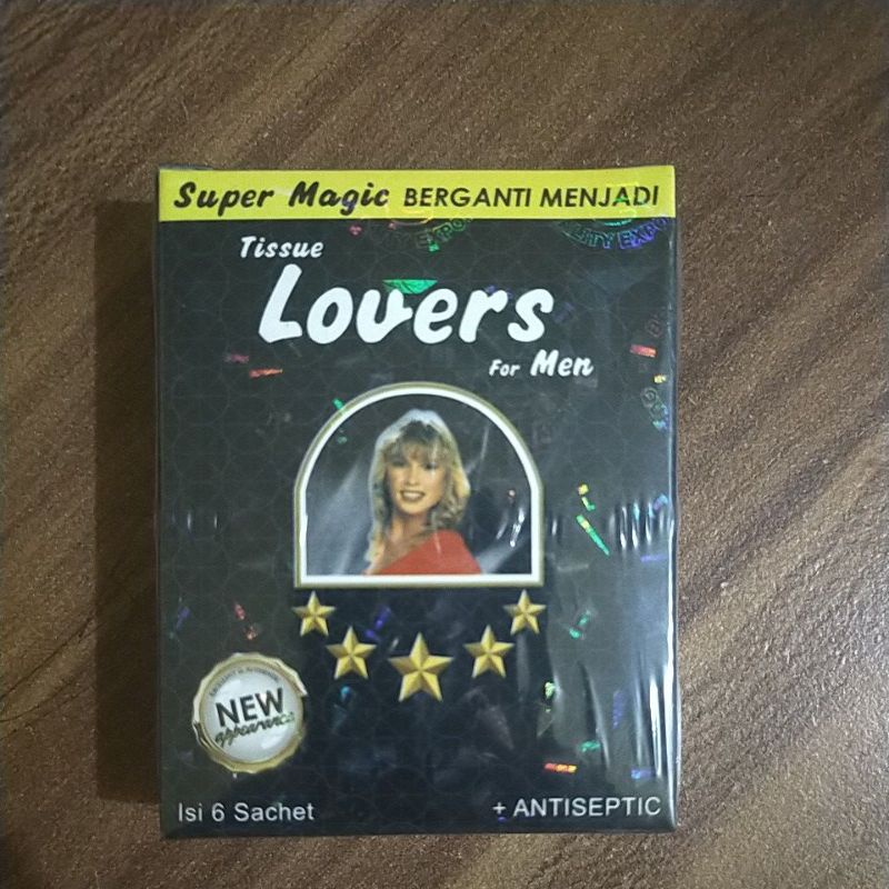 Tissue super magic lovers perbox isi 6 sachet