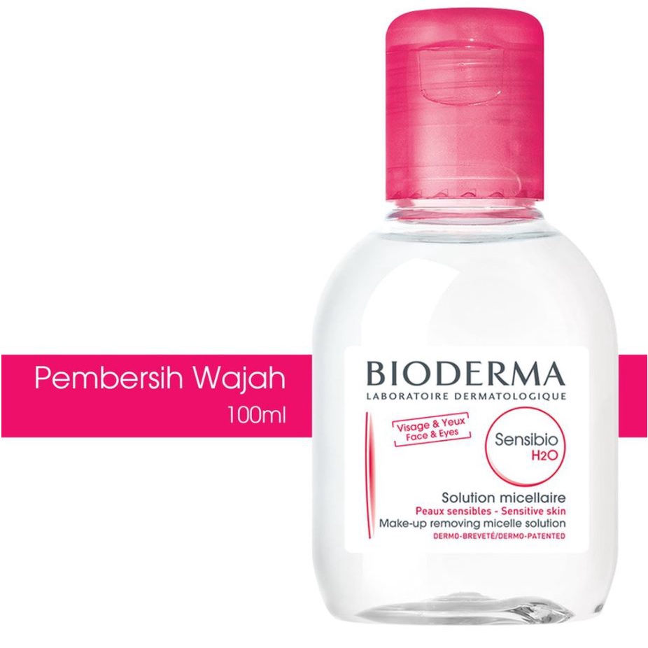 BIODERMA SENSIBIO H2O 100ML MICELLAR WATER PEMBERSIH WAJAH MAKE UP