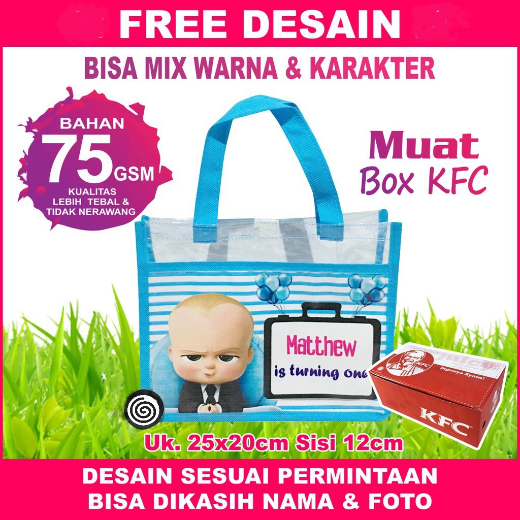 

tas ulang tahun/souvenir ulang tahun/souvenir/tas souvenir ulang tahun/Tas/souvenir ulang tahun anak