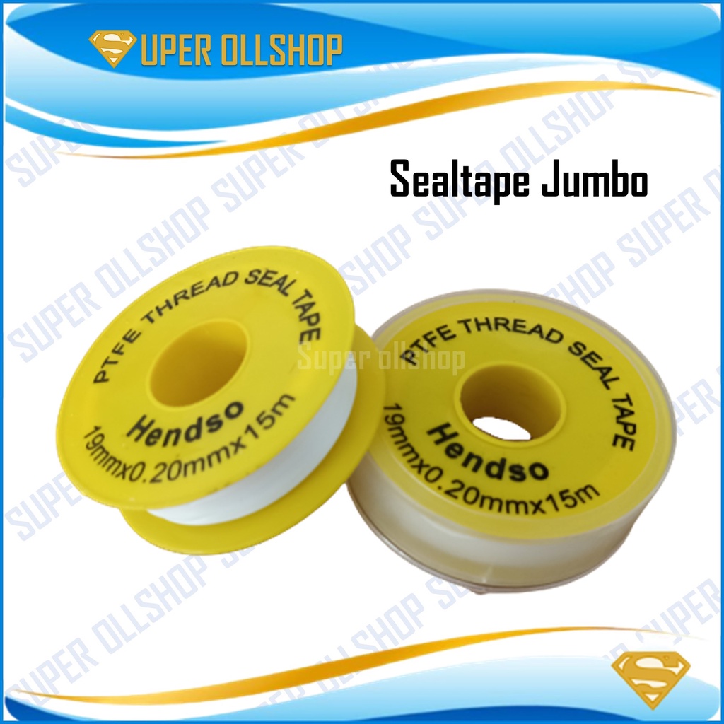 Sealtape Selotip Pipa Isolasi Kran Seltip Seal Tape Isolatip Jumbo 3/4 inch