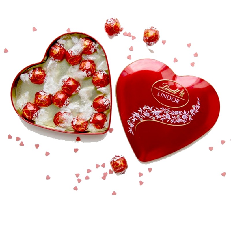 Lindt Lindor Swarovski Heart Chocolate Coklat Box Love Valentine 96grgr Cokta Kotak Cinta