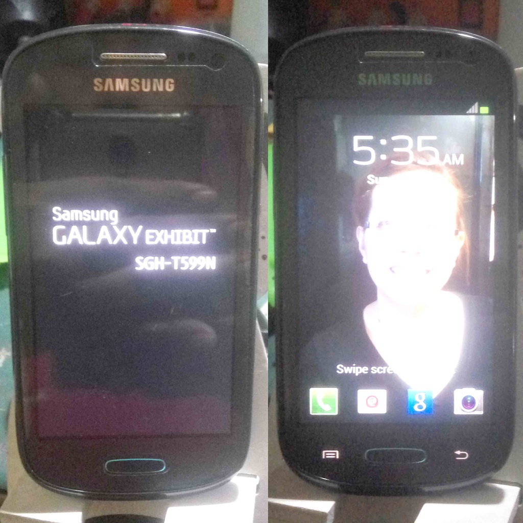 HP Samsung Galaxy Exhibit SGH-T599N Mesin LCD Touchscreen Samsung Galaxy Exhibit SGH T599N Mesin Sam