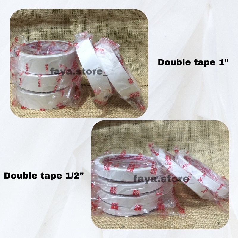 

SAZANAMI DOUBLE TAPE KERTAS DOUBLE SIDE TAPE
