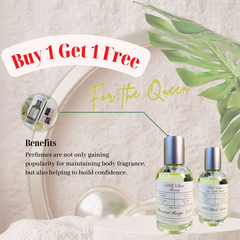 Oxe Vibes Parfum - Beli 1 Gratis 1 (For Her The Queen)