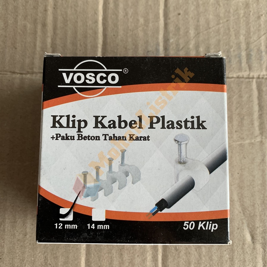 Klip Kabel Vosco Klem Kabel Beton Sadel Beton Vosco 12mm