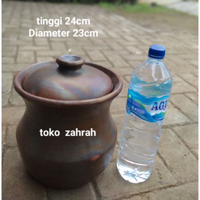 Grabah panci dandang tanah liat/ kendi soto kendi dawet kendi jepara