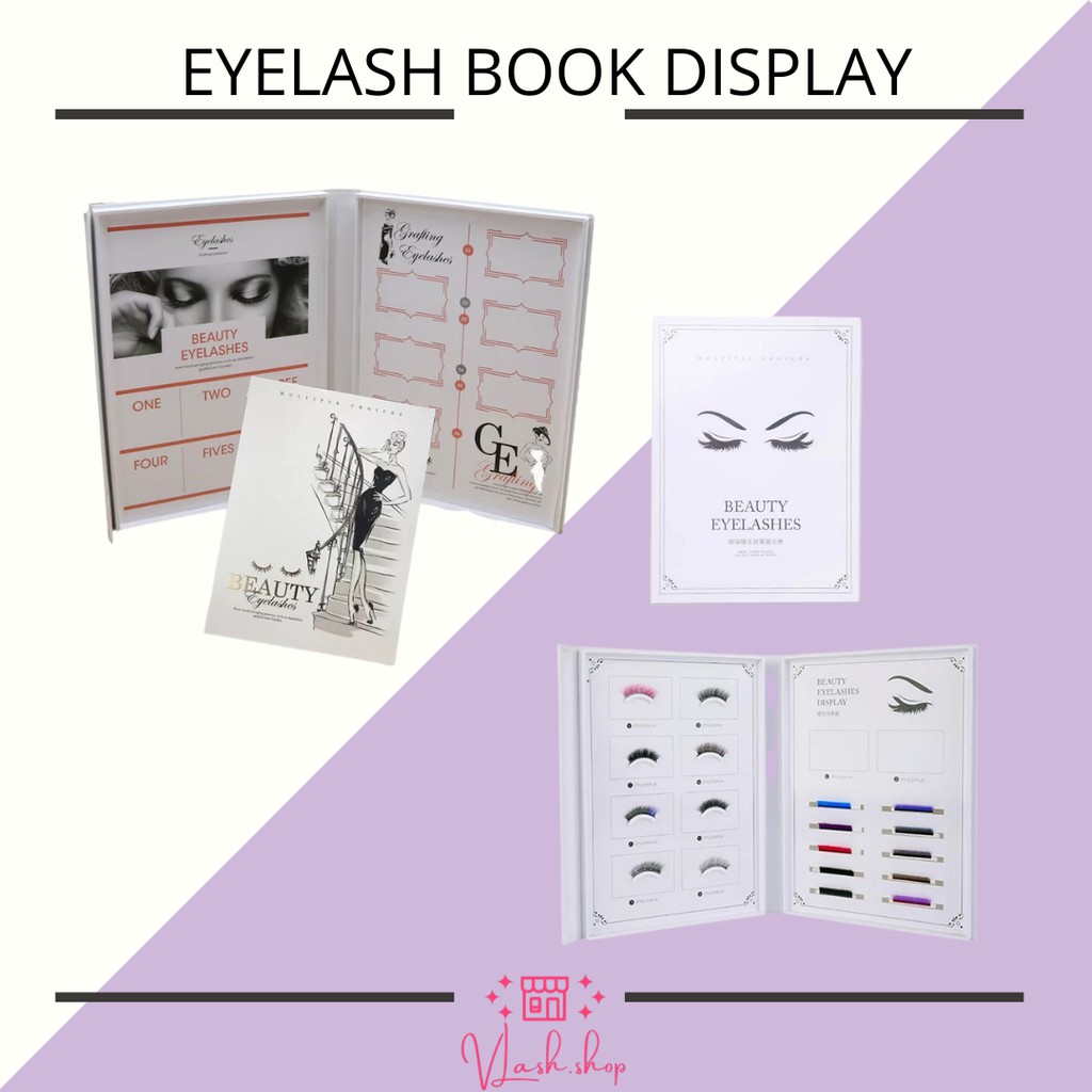 EYELASH BOOK DISPLAY