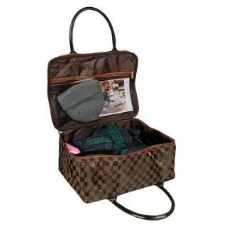 Komplit ACCESSORIES BESI Tas Koper Kotak Coklat Travel Komplit ACCESSORIES BESI Tas Koper Kotak Coklat Travel