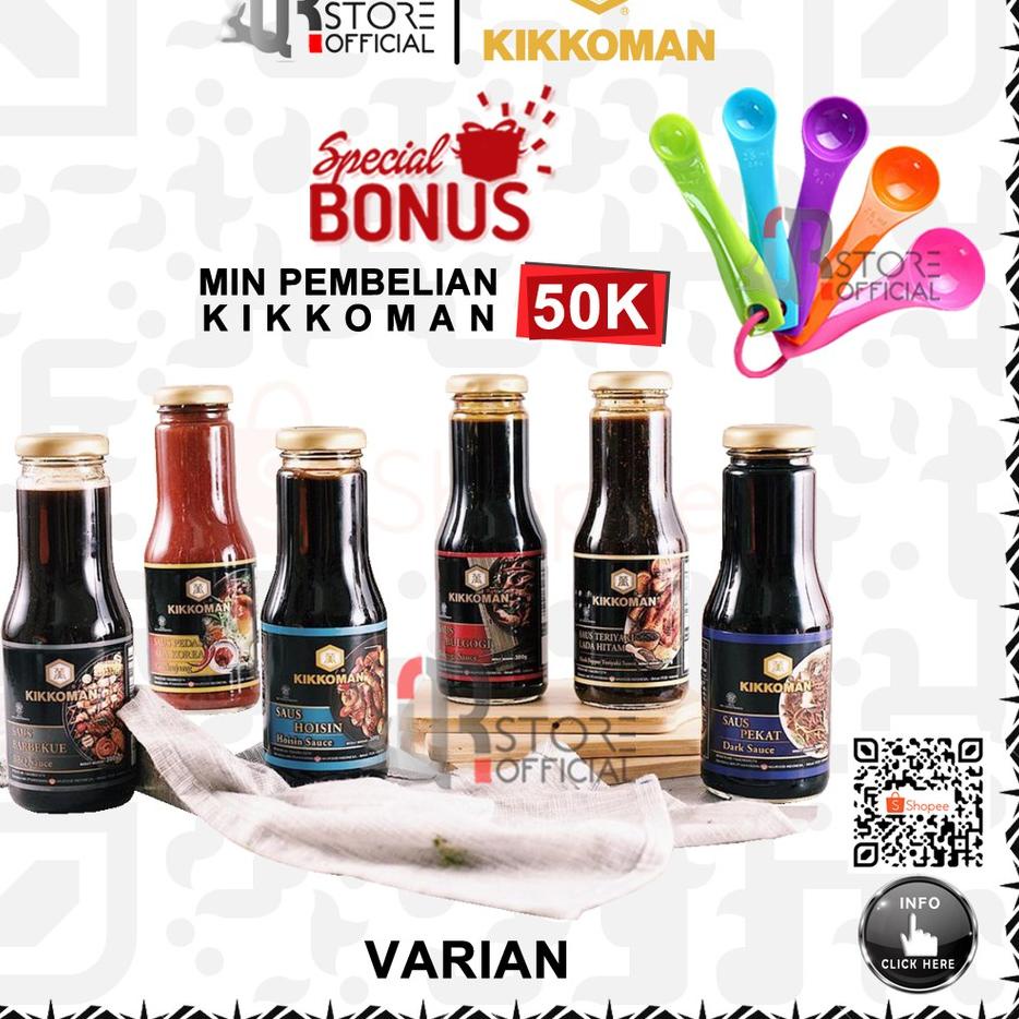 

[KODE PRODUK LSLQM7254] KIKKOMAN SAUCE SAUS KIKOMAN / BULGOGI / HOISIN / SAUS PEKAT / YAKINIKU / GOCHUJANG HALAL BPOM
