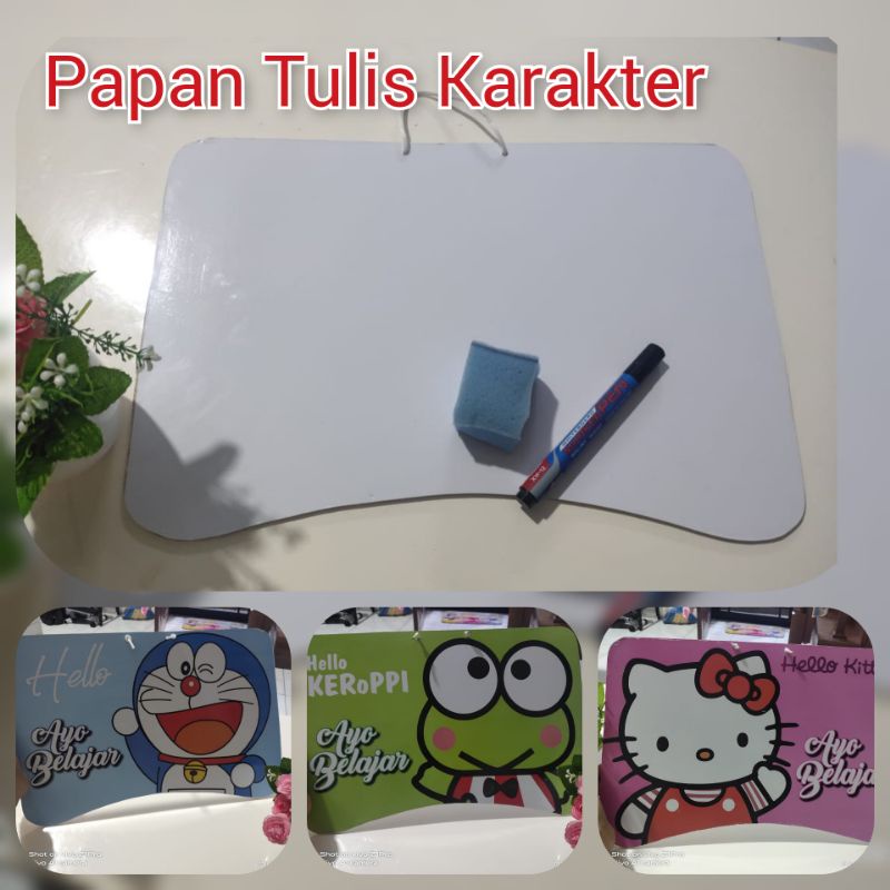 

Papan Tulis Karakter Gratis Spidol dan Penghapus