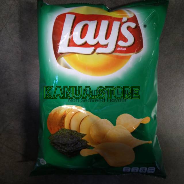 

lay's rasa rumput laut seaweed flavored 68gr