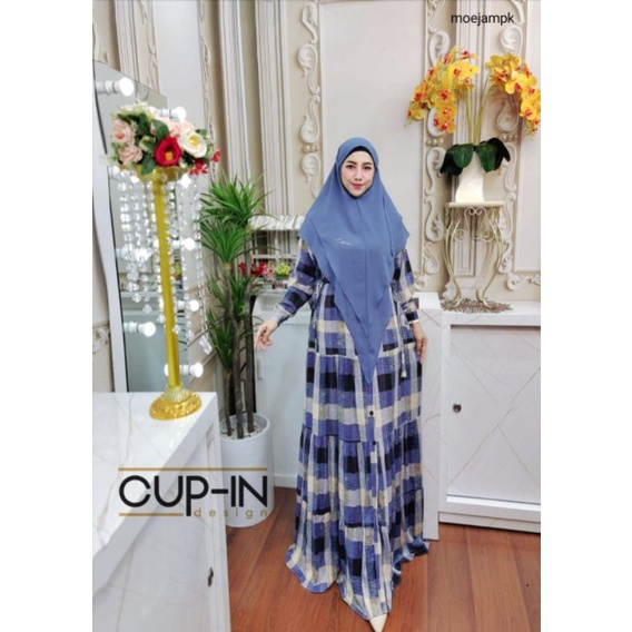Gamis Set Bergo Matt Rayon viscose