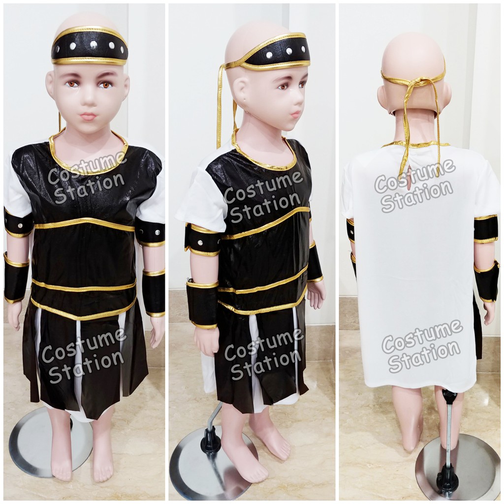 Kostum Ksatria Prajurit Romawi / Costume Roman Knight anak laki