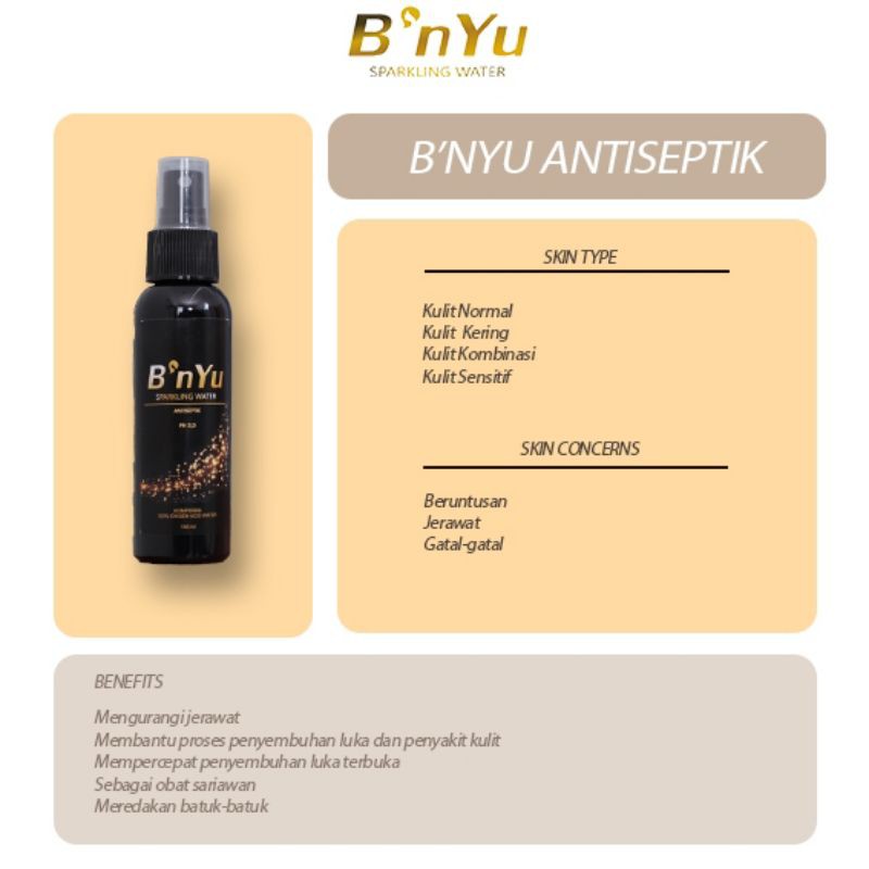 

B'nyu sparkilng water antiseptik