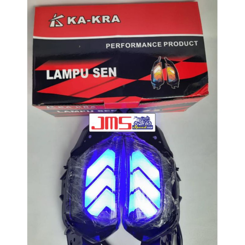 lampu sen depan yamaha nmax new 2020 wuming senja biru sen tetap kuning pnp