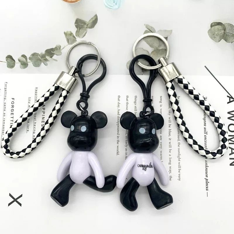 Keychain Gantungan Kunci Key Chain Gantungan Tas Ganci Boneka Kecil Gantungan Plastik Murah