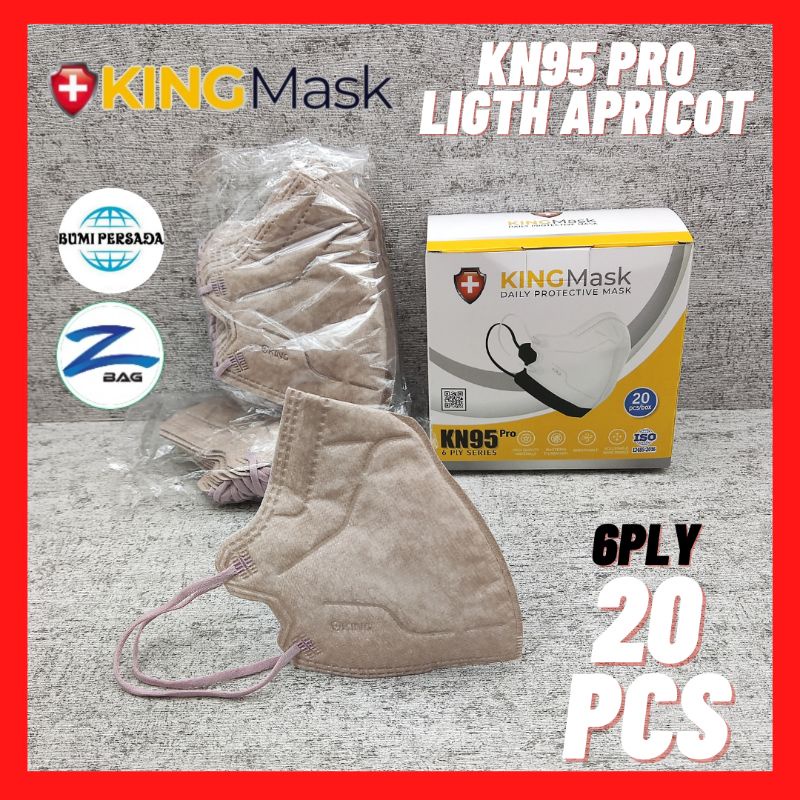 KN95 Pro Kingmask 6 Ply  Kemenkes KN 95 Pro isi 20 Pcs 6Ply