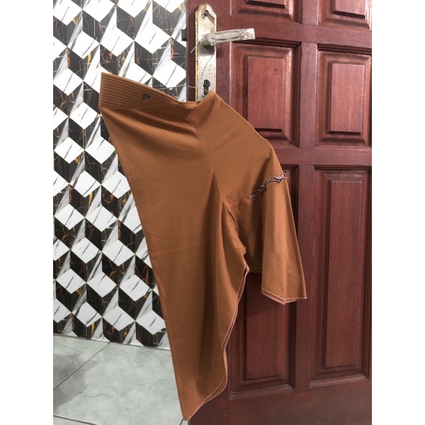 PRELOVED KERUDUNG COKLAT RABBANI SERAGAM SD PRAMUKA