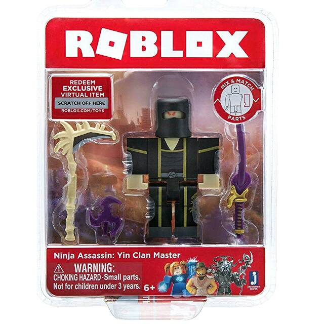 SALE PRICE   ROBLOX NINJA ASSASIN YIN CLAN MASTER ORIGINAL ACTION FIGURE