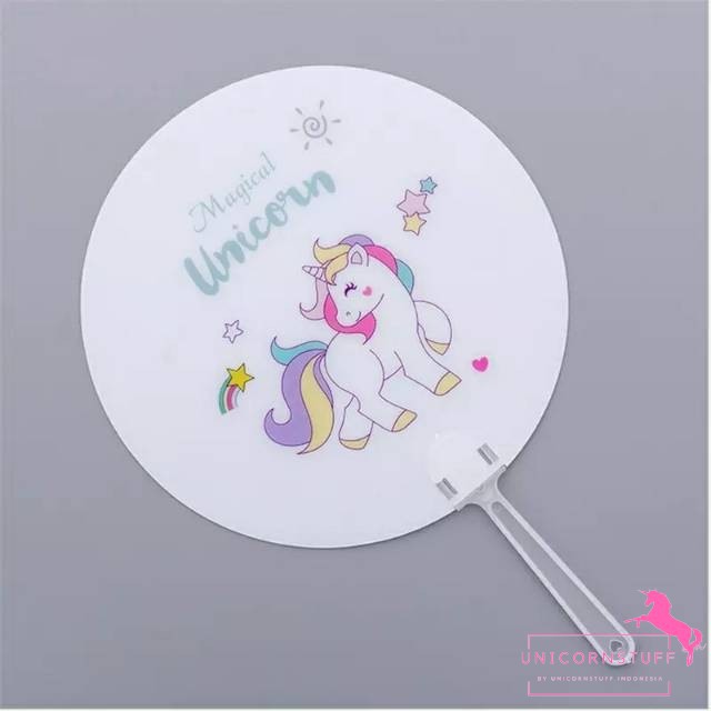 Kipas Unicorn Anak Tangan Souvenir Ulang Tahun Perempuan Cewek Kado