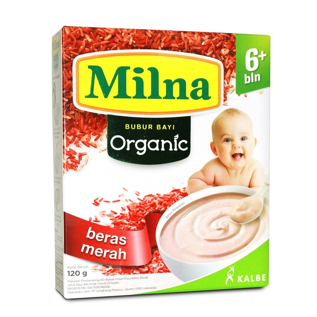 MILNA BUBUR BAYI ORGANIK BERAS MERAH