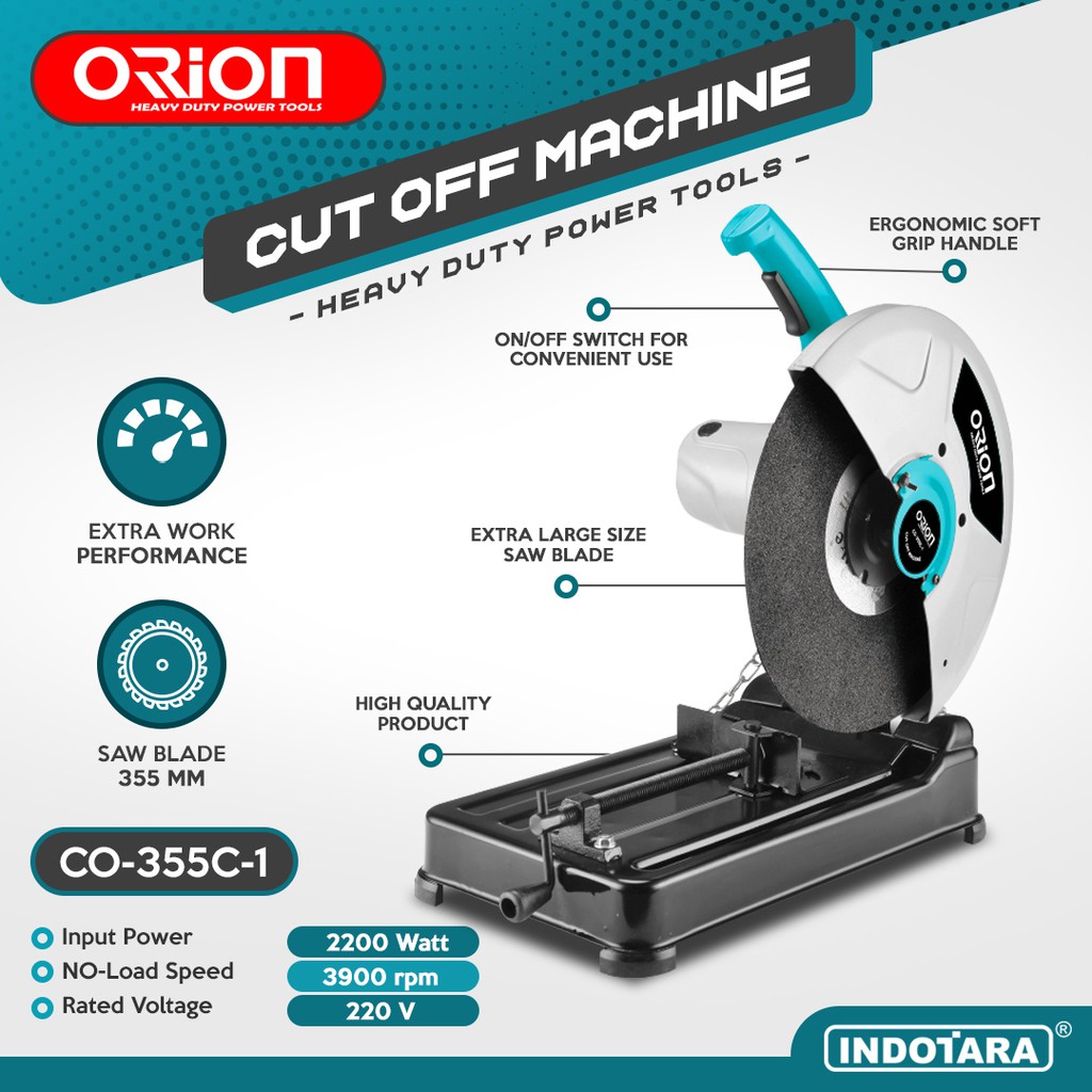 Jual Mesin Potong Besi 14 Inch / Cut Off Machine 14 Inch Orion CO355C1 ...