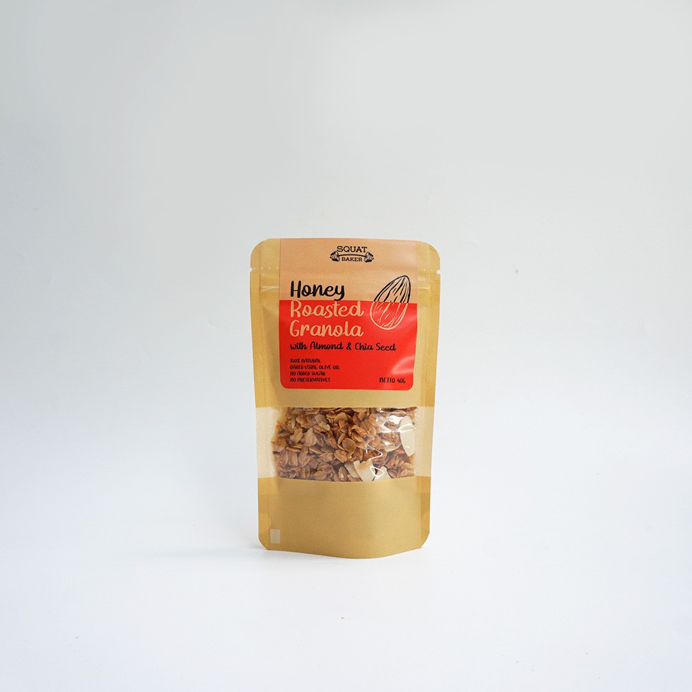 

NUDE - Honey Roasted Granola with Almond Slice 40g