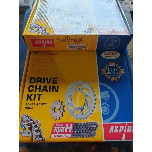 paket gear gigi tarek tarik komplit honda supra x supra fit lama aspira